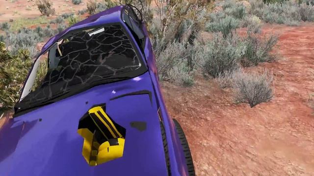 Cars vs Landmine – BeamNG Drive смотреть онлайн