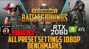 PUBG on RTX 2060! 1080p Benchmark