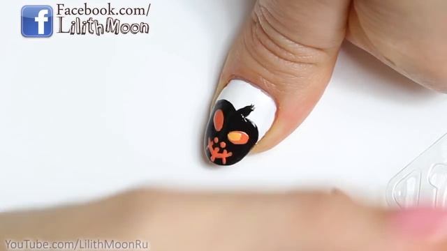 Маникюр на Хэллоуин: СТРАШНО красивые ногти в домашних условиях смотреть онлайн