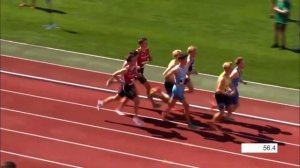 JNM 2023 U20 Guld 800m - Erik Skoglund