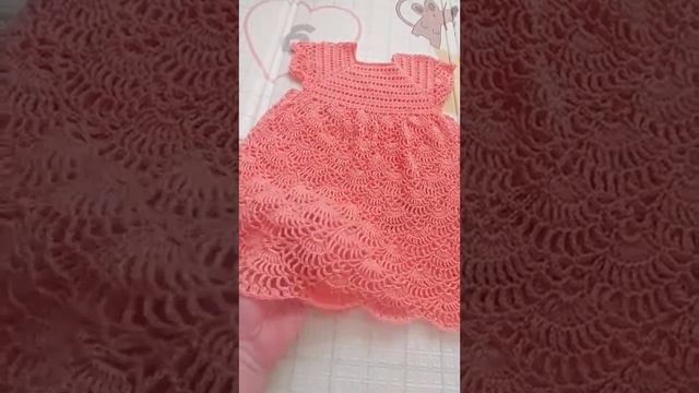 Платье для девочки крючком💃
