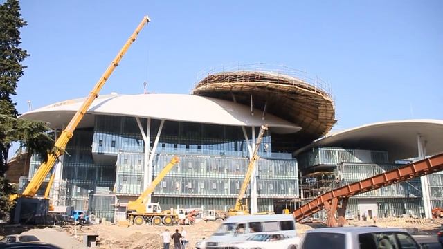 Строительство Дома юстиции в Тбилиси смотреть онлайн