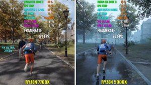 AMD RYZEN 7 7700X vs RYZEN 9 5900X | Test in 6 Games