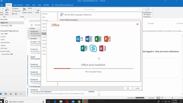 How to Change Language in Outlook 2019 смотреть онлайн