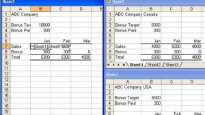 Linking workbooks in Excel 2003