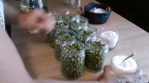 Консервация зеленого горошка