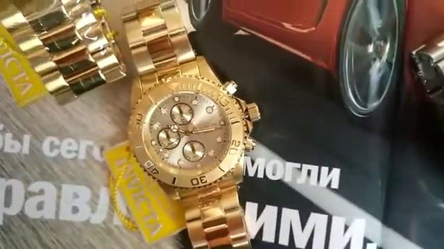 Мужские часы хронограф. Бренд INVICTA и JBW (квадратные). Швейцария. обзор от 26072020