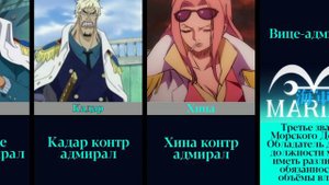 Звания в Морском Дозоре | Ван-Пис (часть 2)