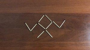 Переставь три спички, чтобы краб пополз назад