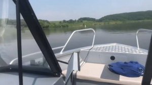 Алюминиевая лодка orionboat 46 fish мотор HDX t20fw #orionboat_46 #замер_скорости_лодки