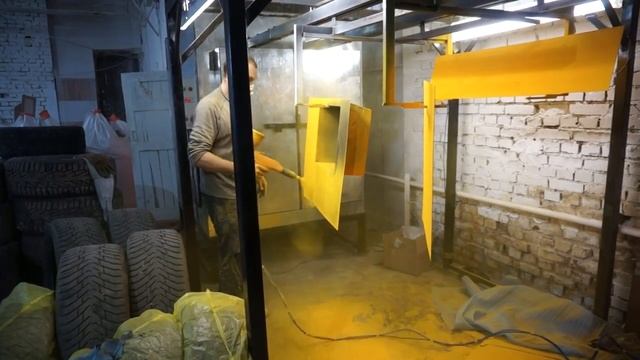 Процесс порошковой покраски