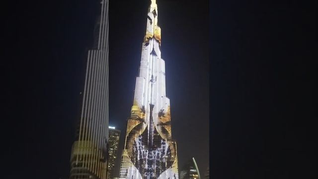 лазерное шоу Бурдж Халифа, ноябрь 2022