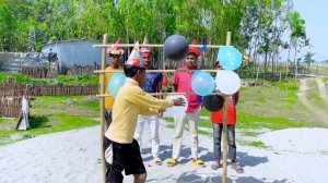 outdoor fun with Flower Balloon and learn colors for kids by I kids episode -14.