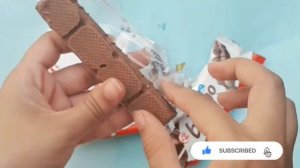 kinder bueno kinder chocolate #kinder #kinderbueno unboxing chocolate #asmr