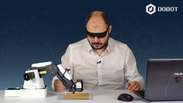 Лазерная гравировка изделий [5] Урок по DOBOT
