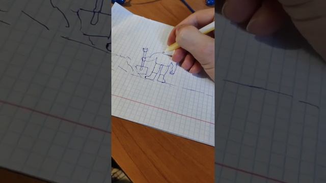 КАК БЫСТРО НАРИСОВАТЬ ЧЕЛОВЕКА / БЫСТРЫЙ РИСУНОК РУЧКОЙ