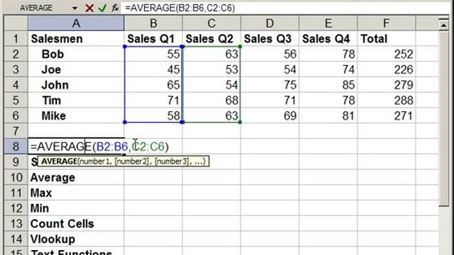 How to use the Insert Function Formulas Lookup feature in Excel.  Use formulas in Excel.