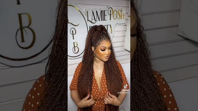 Boho bohemian curls braids| How to install frontal #ytshorts #bohobraids #braids #hairtutorial