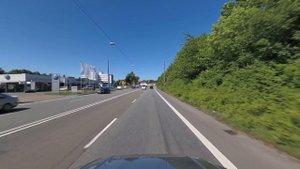 Bad Oeynhausen/Löhne, Germany: Bundesstraße (B61), Autobahn (A30) - 4K (UHD/2160p/60p) Video