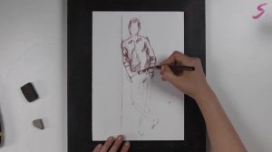 Рисунок. Фигура человека. Человек в сложной позе