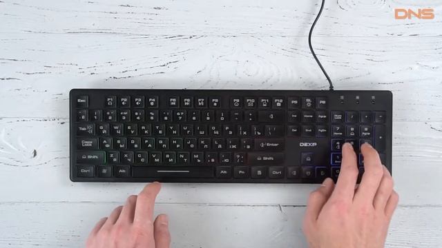Распаковка клавиатуры DEXP K-5003BU / Unboxing DEXP K-5003BU смотреть онлайн