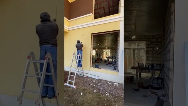 Установка панорамных окон. Расширение оконных проемов в коттедже
