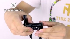 Велосипедный кодовый замок ROCKBROS