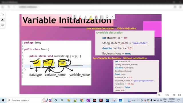Local, Static and Instance variable in Java | Learn Coding |variables in Java | Java Tutorial #java