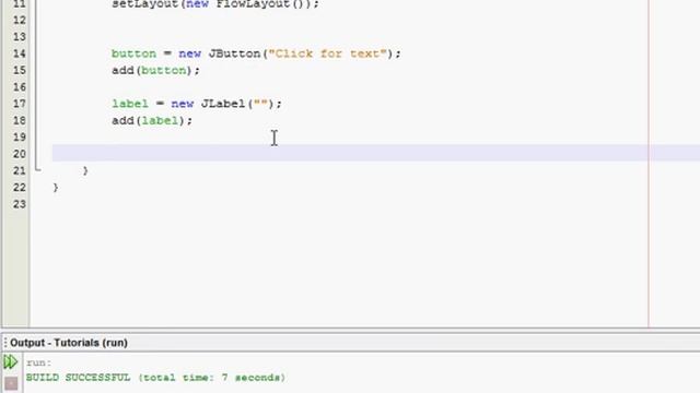 Java GUI Tutorial 4 - Event handling смотреть онлайн