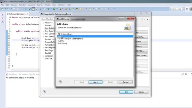 Adding JUnit library in Selenium Java Project