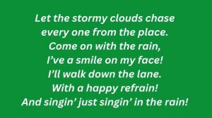 Singin' in the Rain (With Lyrics)