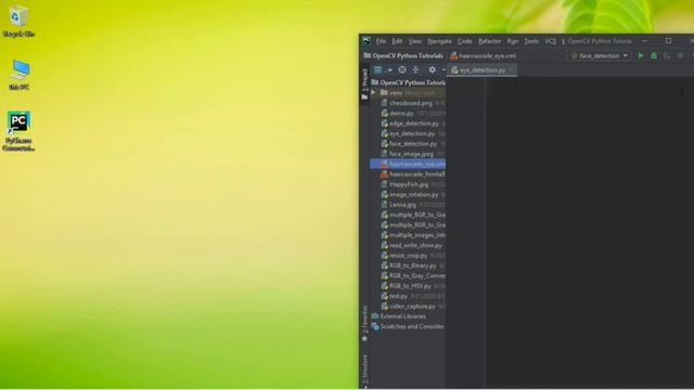 OpenCV Python Tutorial 11 - Eye Detection using OpenCV and Python
