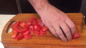 Готовим вкусный овощной салат, с креветками и соусом терияки.Вкусная заправка к овощному салату