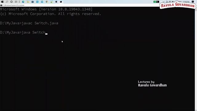 [Conditional Statements]: Java Switch Statement in Telugu смотреть онлайн