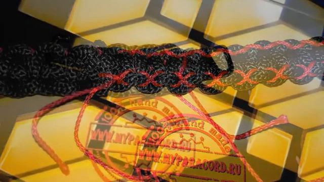Paracord Brasle Solomon Bar + mikrocord, Браслет из паракорда "Кобра"