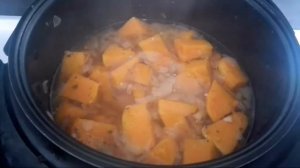 Суп из тыквы в мультиварке