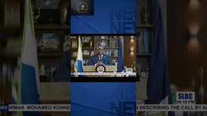 H. E President Julius Maada Bio Addresses the Nation. 20/6/23 Video Credit @SLBC