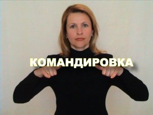 ЖЕСТОВЫЙ ЯЗЫК. СЛОВАРЬ. Командировка