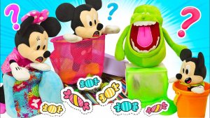 Игрушки Микки Маус и волшебные конфеты  Весёлые истории для малышей