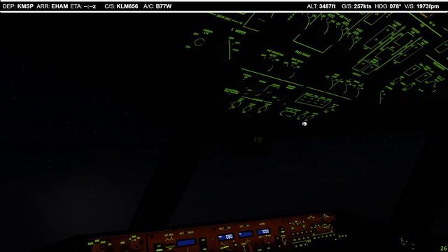 [P3D v5.3] PMDG 777-300ER KLM | Minneapolis to Amsterdam | VATSIM Full flight смотреть онлайн