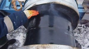 Терма  усадка манжета на 530 мм трубу вахта (Хроники северянина)