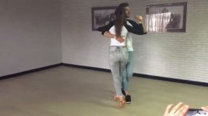 Иван Лузьянин и Евгения Кузнецова Kizomba (основные движения)