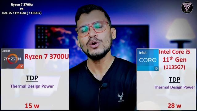 AMD Ryzen 7 3700U vs Intel Core i5 11th Gen | Which is Better ? | Ryzen 7 3700U | Intel i5 - 1135G7 смотреть онлайн