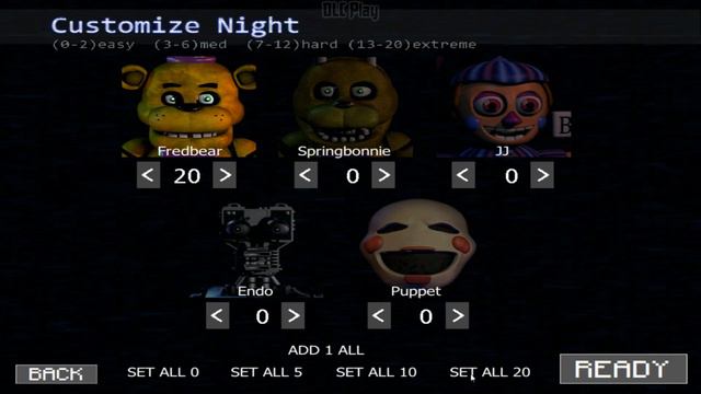 Five Nights at Freddy's Madness Week | Night 5, Extras & 5/20 MODE