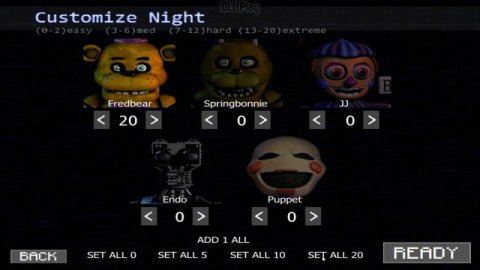 Five Nights at Freddy's Madness Week | Night 5, Extras & 5/20 MODE