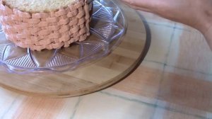 Украшение торта кремом сливки с маскарпоне