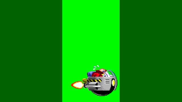 СЕГА СОНИК ФУТАЖ /SEGA SONIC on GREEN SCREEN / SEGA MEGA DRIVE 16BIT