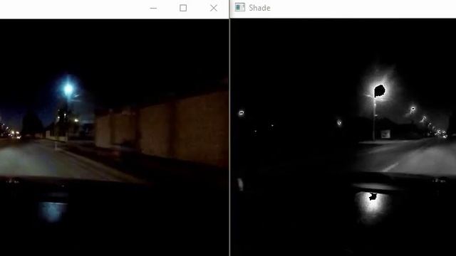 Python, OpenCV light filter.