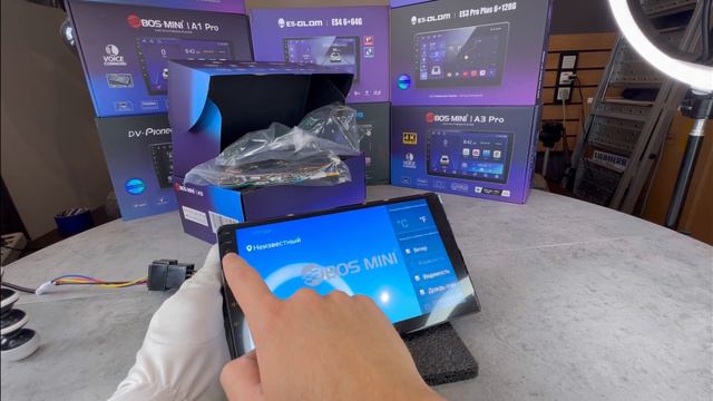 ОБЗОР АВТОМАГНИТОЛЫ БОС МИНИ А9
