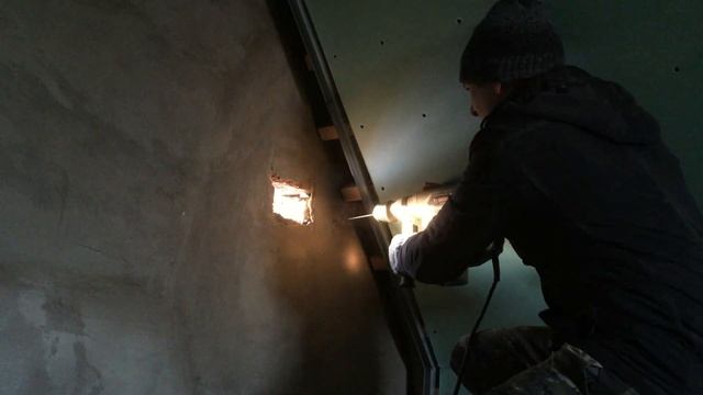 Закладные для перил балкона на даче